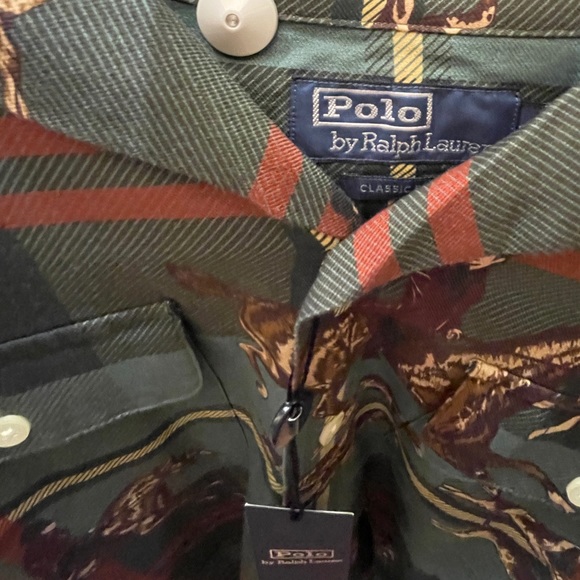 COPY - POLO RALPH LAUREN Men’s Horse riding equestrian pattern long sleeve hirts - Picture 5 of 5